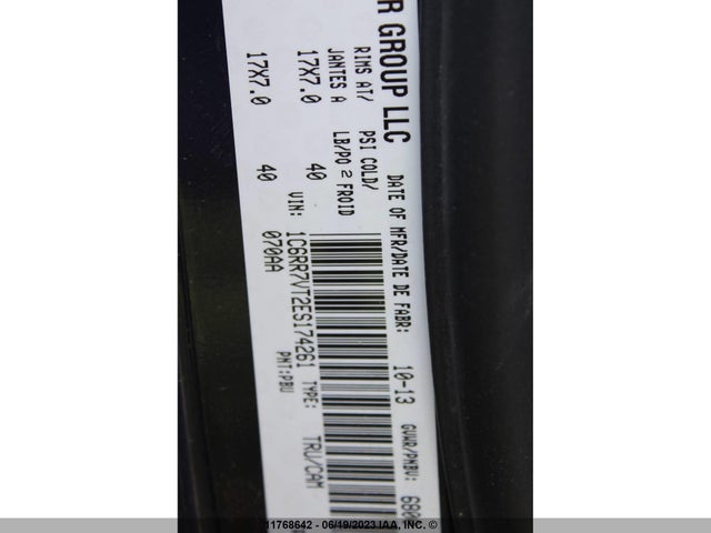 1C6RR7VT2ES174261 RAM 1500 Laramie