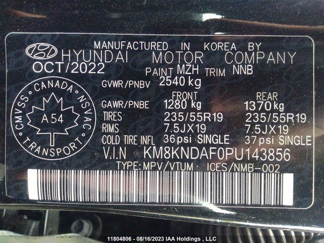 Hyundai Ioniq 5 Preferred 2023 KM8KNDAF0PU143856 Image 9
