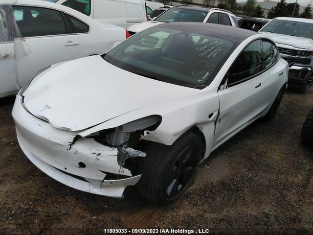 Tesla Model 3 Long Range 2022 5YJ3E1EB7NF334713 Image 2