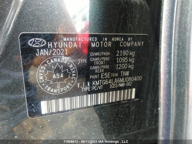 Genesis G70 2.0t Elite 2021 KMTG64LA6MU080400 Image 9