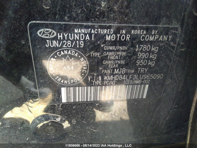 Hyundai Elantra Preferred 2020 KMHD84LF3LU965090 Image 9