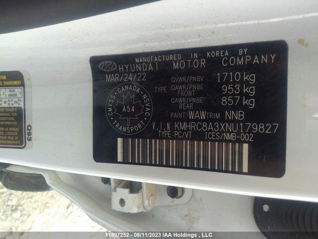 Hyundai Venue Preferred 2022 KMHRC8A3XNU179827 Image 10