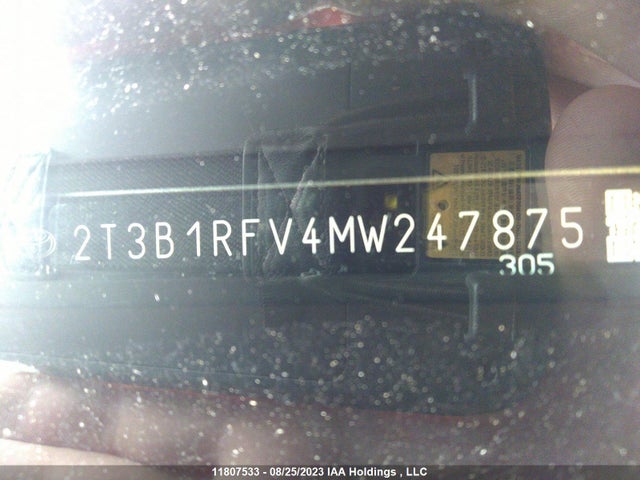 Toyota RAV4 LE 2021 2T3B1RFV4MW247875 Image 9