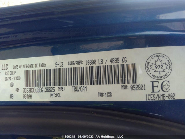 3C63R3DJ3EG136625 RAM 3500 Slt