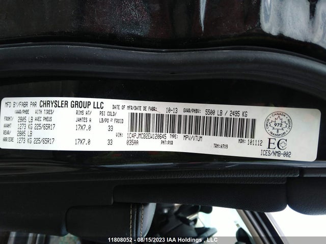 1C4PJMCB2EW120645 Jeep Cherokee North