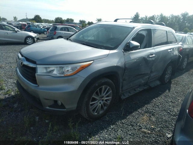 Toyota Highlander Xle 2015 5TDJKRFH5FS222152 Image 2