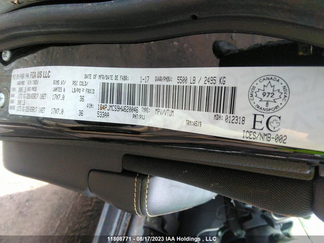 1C4PJMCS9HW620046 Jeep Cherokee North