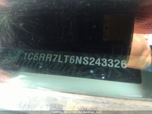 1C6RR7LT6NS243326 RAM 1500 Classic Slt