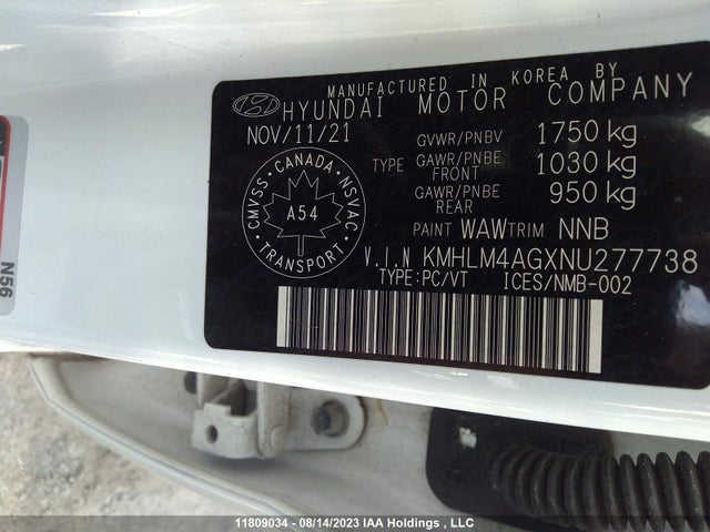 Hyundai Elantra Preferred 2022 KMHLM4AGXNU277738 Image 9