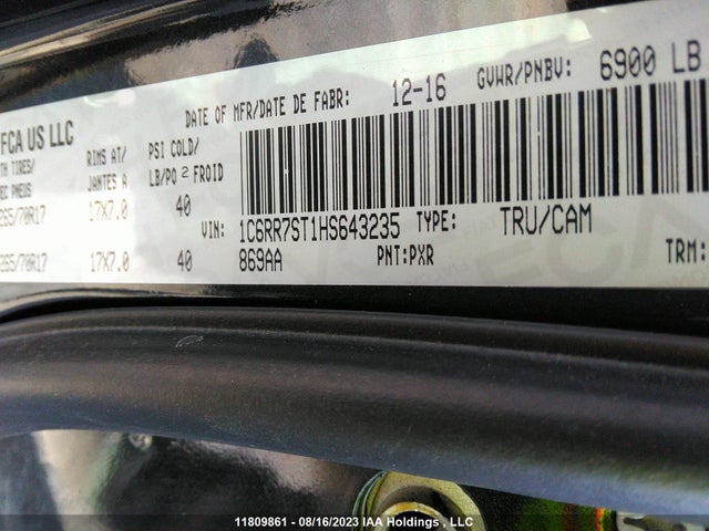 1C6RR7ST1HS643235 RAM 1500 St
