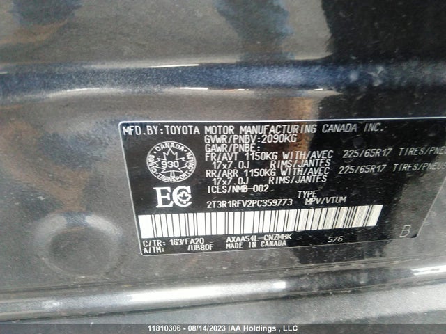 Toyota Rav4 Xle 2023 2T3R1RFV2PC359773 Image 9