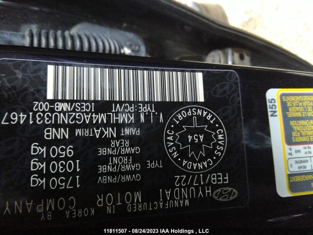 Hyundai Elantra Essential 2022 KMHLM4AG2NU331467 Image 9