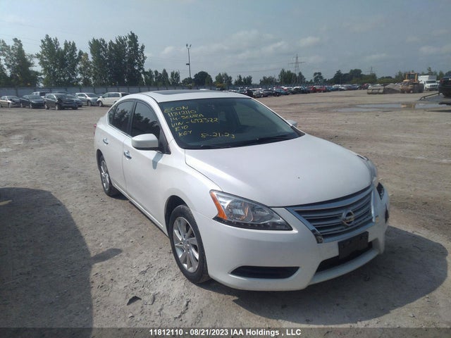 2014 Nissan Sentra S/sv/sr/sl მანქანა იყიდება აუქციონზე, vin: 3N1AB7AP5EL692322, აუქციონის ნომერი: 11812110
