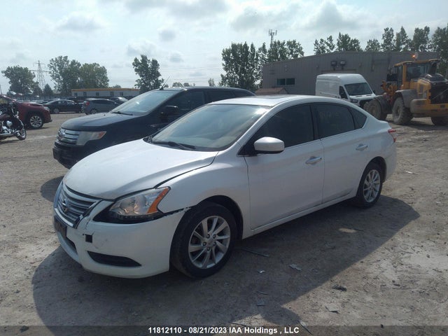2014 Nissan Sentra S/sv/sr/sl მანქანა იყიდება აუქციონზე, vin: 3N1AB7AP5EL692322, აუქციონის ნომერი: 11812110