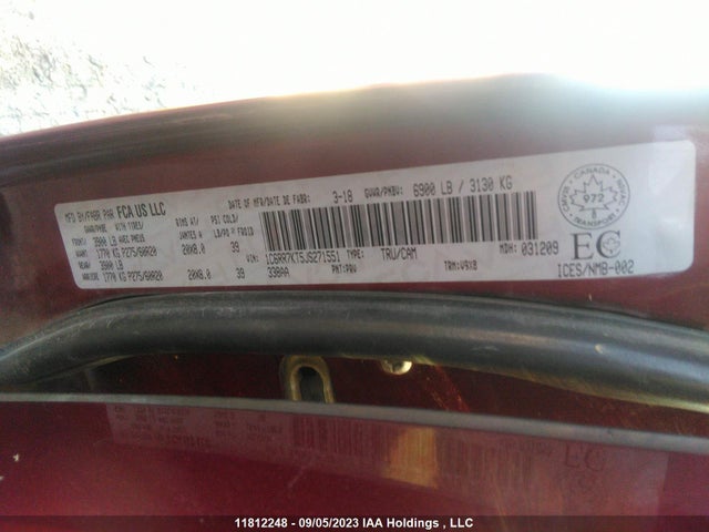 1C6RR7KT5JS271551 RAM 1500 Express