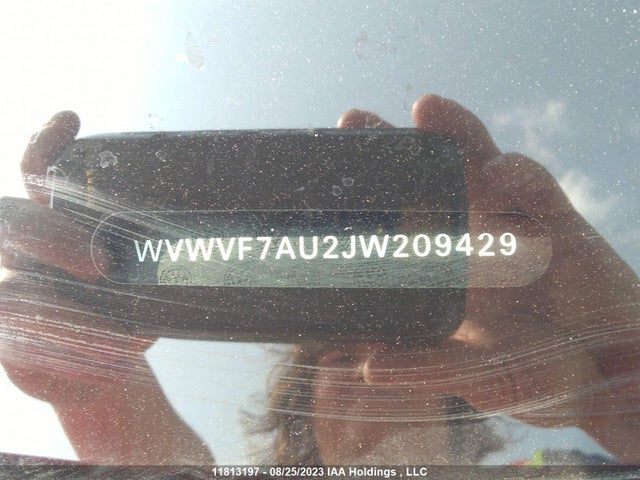 WVWVF7AU2JW209429 Volkswagen Golf R