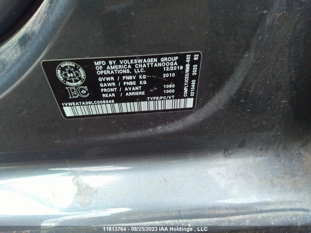 Volkswagen Passat Execline 2020 1VWEA7A38LC008349 Image 9