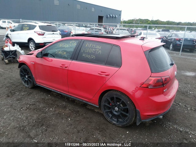 3VW4T7AUXFM072619 Volkswagen Golf Gti Autobahn
