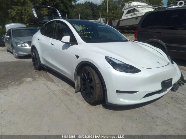 Продажа на аукционе авто 2022 Tesla Model Y Performance, vin: 7SAYGDEF0NF399698, номер лота: 11815868