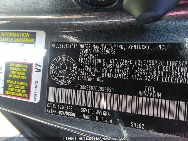 Toyota Venza 2014 4T3BK3BB2EU098650 Image 9