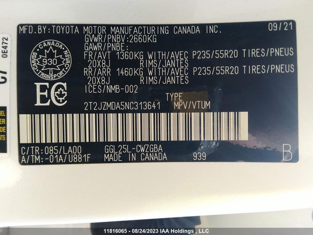 2T2JZMDA5NC313641 Lexus Rx Rx 350