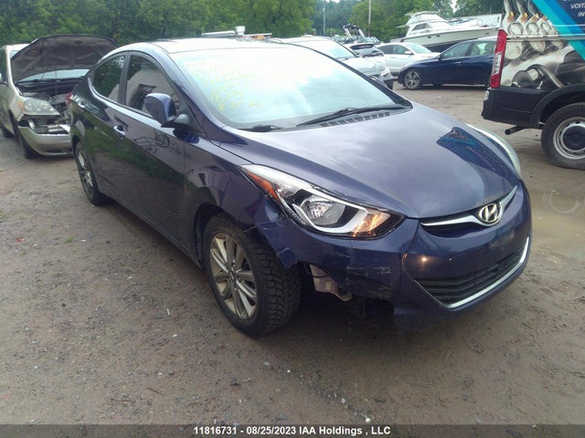 Hyundai Elantra Gls 2014 5NPDH4AE5EH517669 головне зображення