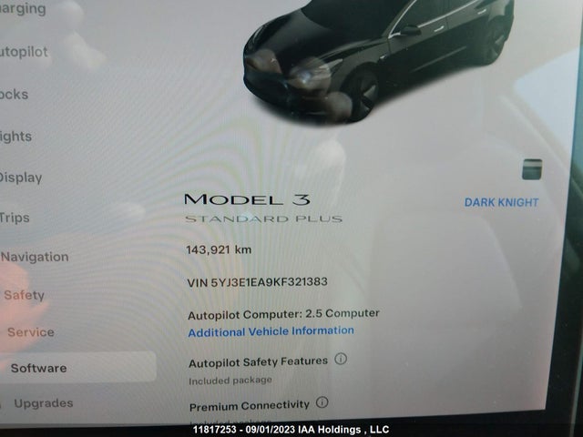 Tesla Model 3 Range 2019 5YJ3E1EA9KF321383 Image 9