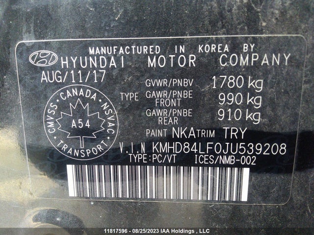 Hyundai ELANTRA GL 2018 KMHD84LF0JU539208 Image 9