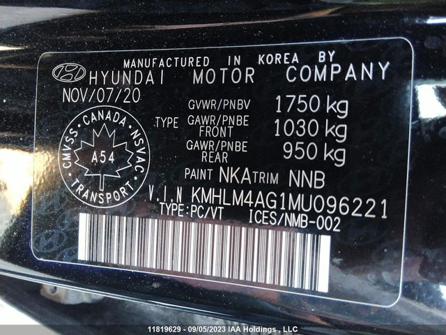 Hyundai Elantra Preferred 2021 KMHLM4AG1MU096221 Image 9