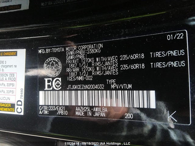 JTJGKCEZ6N2004032 Lexus Nx Nx 350h