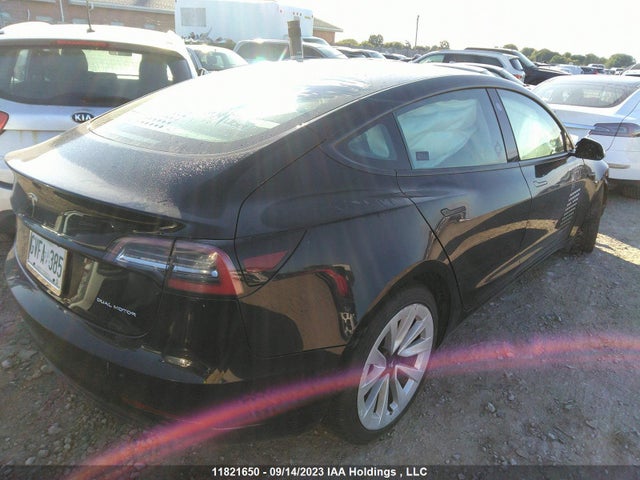 Tesla Model 3 Long Range 2022 5YJ3E1EB0NF235313 Image 4
