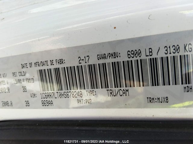 1C6RR7LT0HS678248 RAM 1500 Big Horn