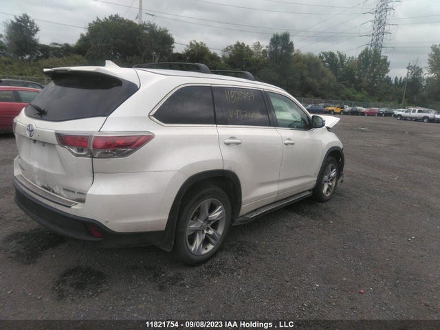 Toyota Highlander Limited 2015 5TDDKRFH1FS137600 Image 4