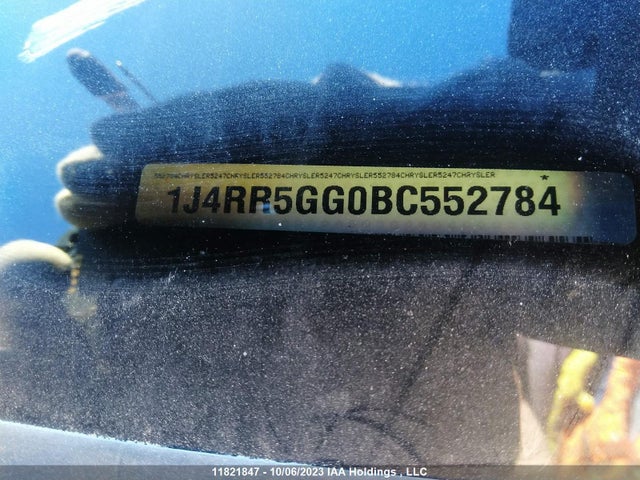 Продаж на аукціоні авто 2011 Jeep Grand Cherokee Limited, vin: 1J4RR5GG0BC552784, номер лоту: 11821847