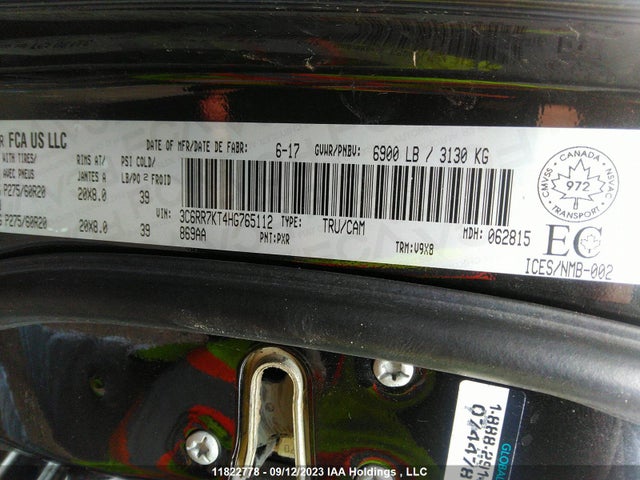 3C6RR7KT4HG765112 RAM 1500 Express