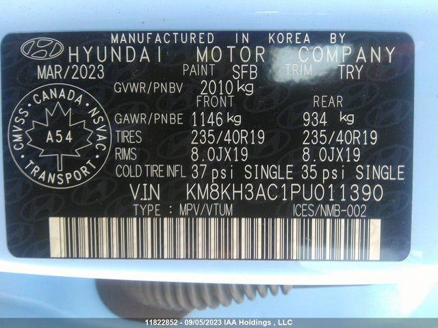 Hyundai KONA N 2023 KM8KH3AC1PU011390 Image 9