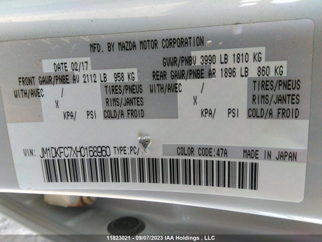 Mazda Cx-3 Gs 2017 JM1DKFC7XH0168960 Image 9