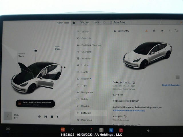 Tesla Model 3 Long Range 2022 5YJ3E1EB3NF327516 Image 7