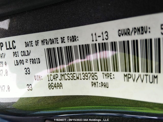 1C4PJMCS3EW139785 Jeep Cherokee North