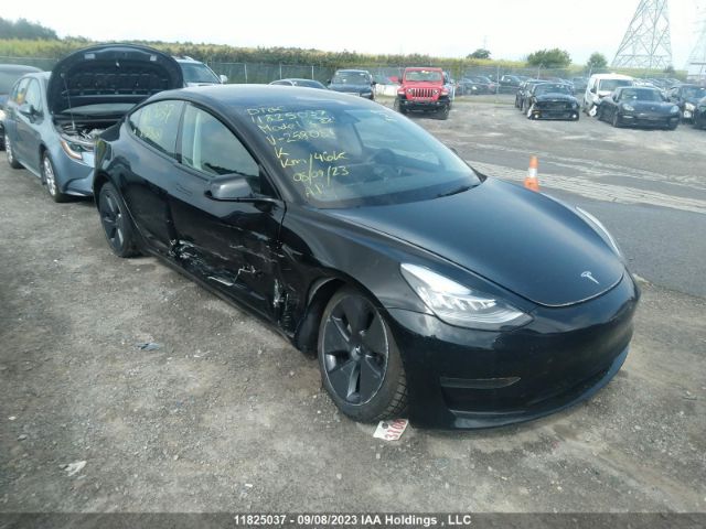 Продажа на аукционе авто 2022 Tesla Model 3, vin: 5YJ3E1EA0NF258081, номер лота: 11825037