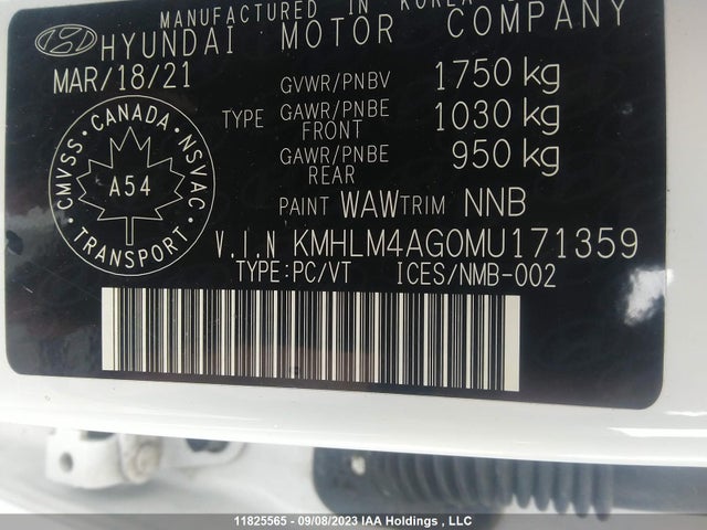 Hyundai Elantra Preferred 2021 KMHLM4AG0MU171359 Image 9