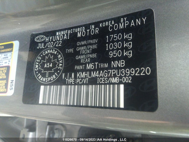 Hyundai Elantra Essential 2023 KMHLM4AG7PU399220 Image 9