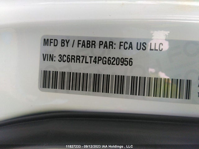 3C6RR7LT4PG620956 RAM 1500 Classic Slt
