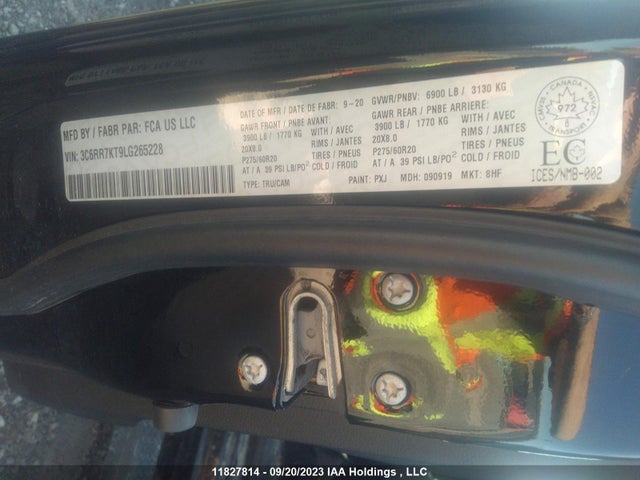 3C6RR7KT9LG265228 RAM 1500 Classic Express