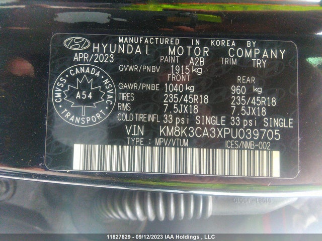 Hyundai Kona N Line 2023 KM8K3CA3XPU039705 Image 9