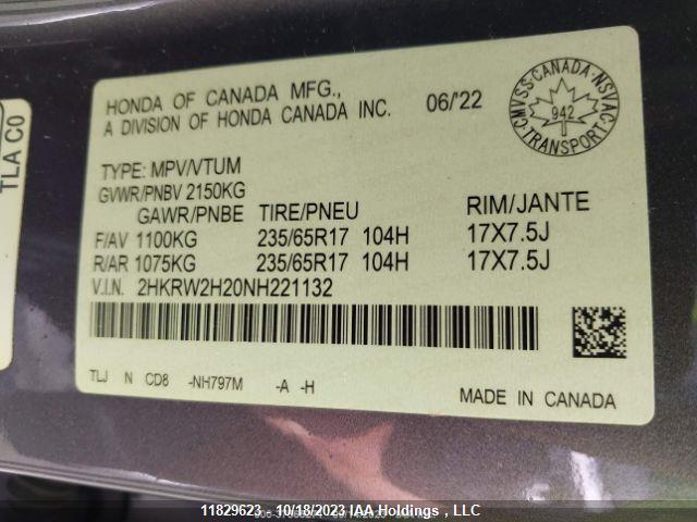 Honda l15be 2022 2HKRW2H20NH221132 Image 27