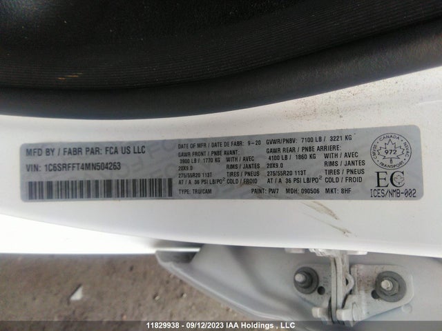1C6SRFFT4MN504263 RAM 1500 Big Horn