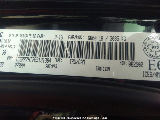 1C6RR7HT7ES131384 RAM 1500 Sport