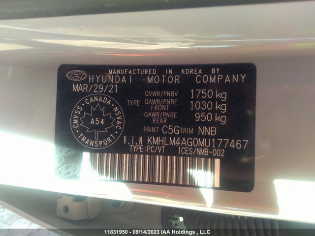 Hyundai Elantra Essential 2021 KMHLM4AG0MU177467 Image 9