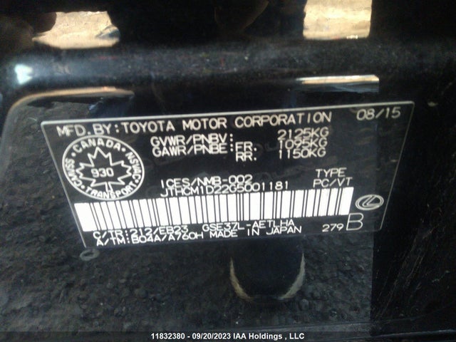 JTHCM1D22G5001181 Lexus IS 300